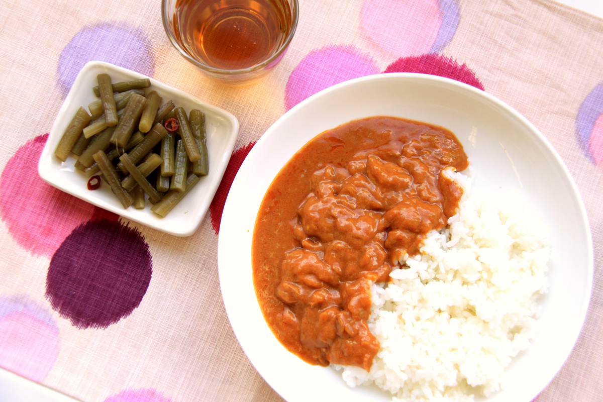 完熟ミニトマトとやまがた地鶏のスパイシーカレー|美森ファーム ネコポス送料無料