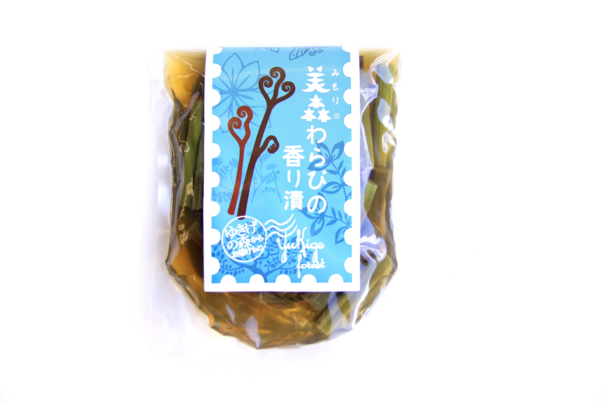わらびの香り漬け(80g)|美森ファーム