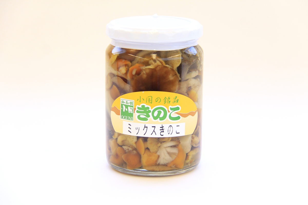 きのこ水煮ミックス（350g）｜小国町森林組合