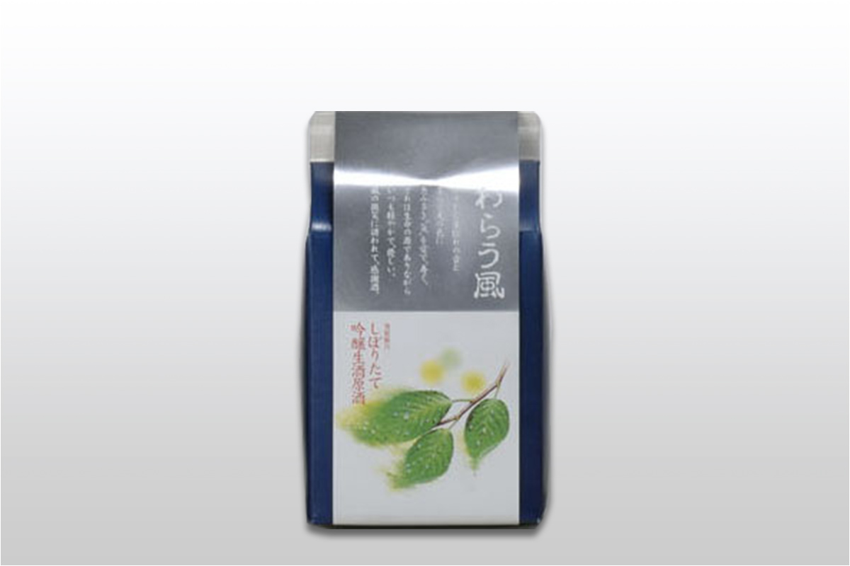羽前桜川 わらう風吟醸しぼりたて生酒 700ml
