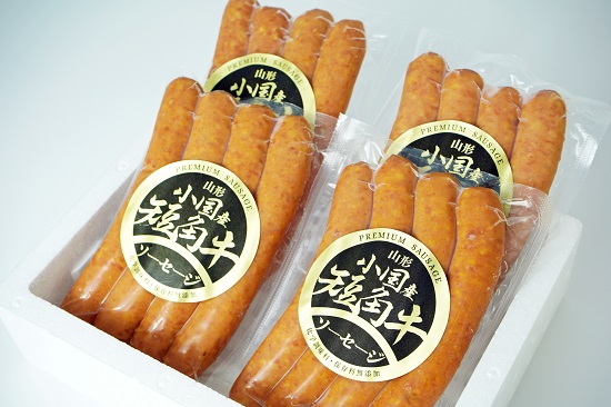 短角牛入りソーセージ(大)4本入り280g×4(計16本)