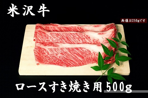 米沢牛すき焼き用&まわる水セット